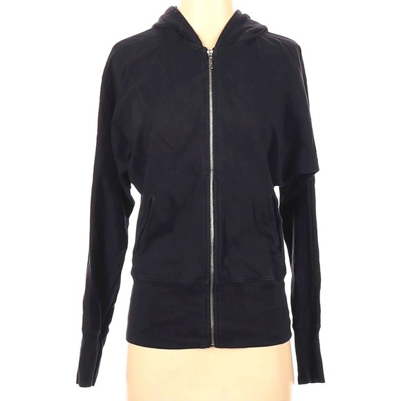 Juicy Couture Zip Up black  Hoodie Size S Sweaters - Juicy Couture Zip Up black Hoodie Size S